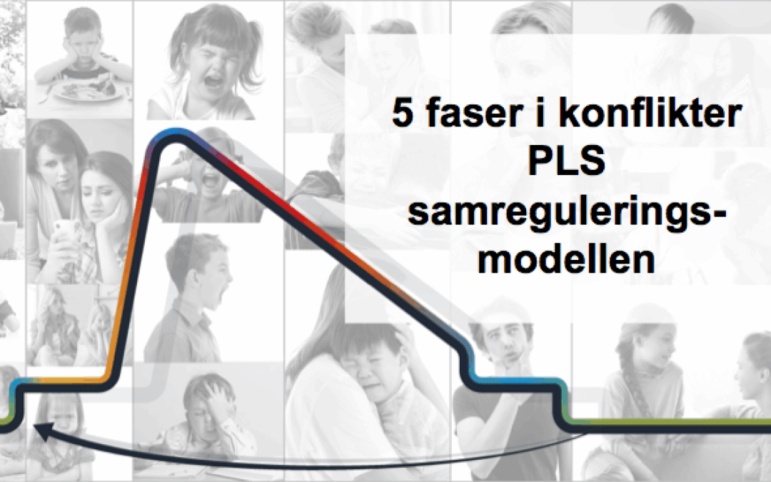 PLS samreguleringsmodellen. 5 faser for læring i konfliktsituasjoner.
