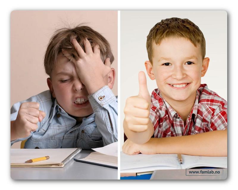 REGULERINGSSTØTTE NÅR BARNET BLIR REDD, LEI SEG, SINT MM